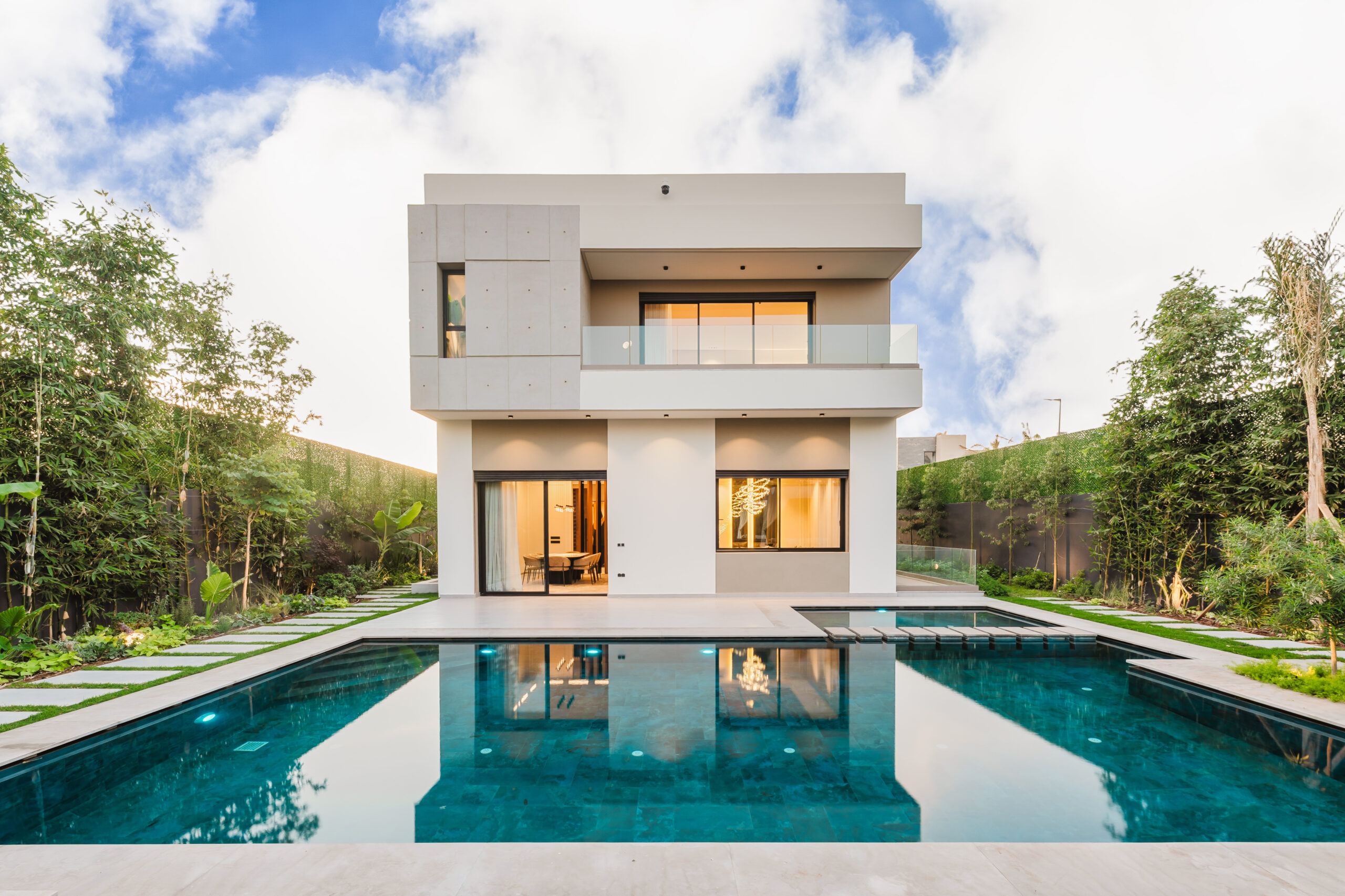 Villa Palm — façade et piscine